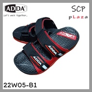 SCPPLaza รองเท้าแตะเด็ก เด็กโต ทรง scholl แบบสวม ADDA 22W05 B1 พื้นเป็นปุ่ม กันลื่น ใส่สบาย