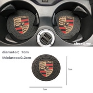 Porsche car water coaster Panamera Macan Cayenne 718 911 Taycan Carrera GT Boxster Cayman 917 Pajun 