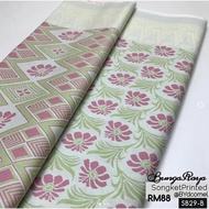 Kain Pasang Songket Printed 100% Cotton