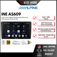ALPINE INE AS609 - 9/10-inch Digital Multimedia Receiver with Apple Carplay/ Android Auto