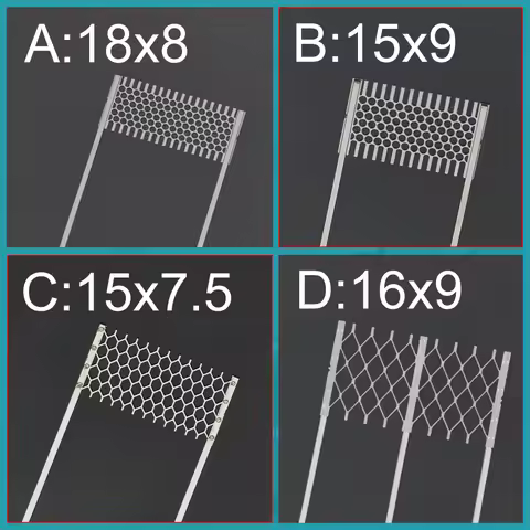 6 types 0.2ohm Mesh Wires 18x8 15x9 15x7.5 16x9mm Resistance for Rebuild Kit to Repair Home Electron
