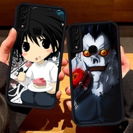 S89 Death Note Case for OPPO Reno 3 F15 A91 A53S A53 A31 A33 black