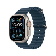 Apple Watch Ultra 2 智能手錶 GPS+流動網絡 49mm鈦金屬錶殼藍色海洋錶帶 預計7日內發貨 -