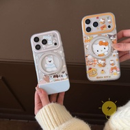 For iPhone 16 Pro Max Case Magnetic TPU Translucent Phone Case For iPhone 17 Pro Max 16 15 Cover 手机壳