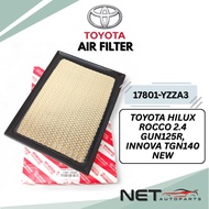 TOYOTA ENGINE AIR FILTER HILUX ROCCO 2.4 GUN125R, INNOVA TGN140 NEW (17801-YZZA3)
