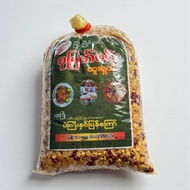 Su Myat Win Double Fried Chick Peas 1.6 Kg - Yellow and red chickpeas - Sealed plastic bag - Grocery