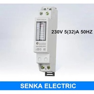 FZ220V/230V 5(32)A 50HZ Single Phase Din Rail Energy Meter Analog Kwh Meter Mechanical Step Register