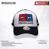 Trucker Cap Premium 21Minutes SpeedOriginal – Korean Adjustable Unisex Streetwear Mesh Hat for Men 2