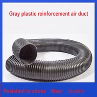 25mm-89mm Gray Plastic Bar Air Duct Exhaust Compression Suction Pipe-1M