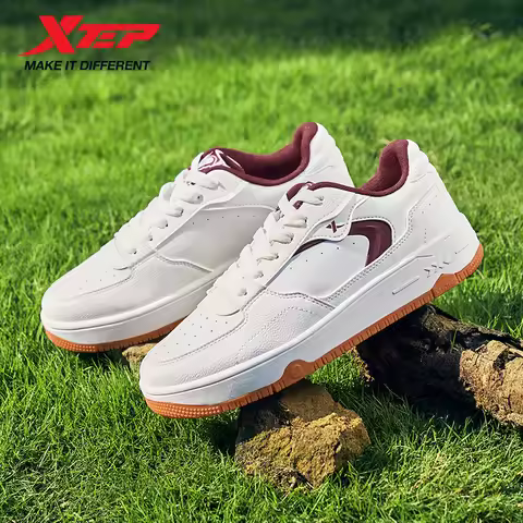 Xtep Mumbai Men's Skateboarding Shoes 2025 Spring New Fashion Lace Up Comfortable Street Stlye Leisu