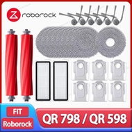Roborock QR 798 / QR 598 Robot Vacuum  Main Brush Side Brush Mop Cloth  Filter Dust Bag