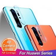 Huawei P20 Lite P30 Pro P40 Nova 5T 7i 7 SE 8i Y9 Prime 2019 Y9S Y7P Y6P Y5P Y7A ด้านหลังกล้องเลนส์ Protector กระจกนิรภัย