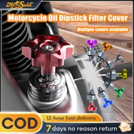 Motorcycle Oil Dipstick Filter Cover All Alloy