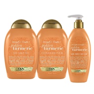 [ iiMONO ] OGX Strength & Length + Golden Turmeric Shampoo with Coconut Milk to Soothe Scalp & Nouri