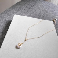 微笑曙光 - 霓彩珍珠Y字長項鍊