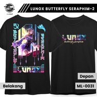 Kaos MLBB LUNOX SKIN Mobile Legends MLBB Lengan Pendek Hitam Combed 24s Distro Pria Wanita