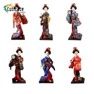 Cuticate 9-inch Japanese Geisha, Japanese Geisha Kimono Doll, Collectible, Traditional, Girl Statue,