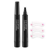 BINGBRUSH Ladies Eyebrow Pencil, Waterproof Eyebrow and Mini Eyebrow Pencil, 4 Points Hair Pencil, L