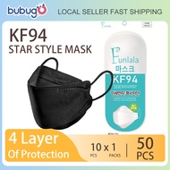 BUBUGO kf94 mask original 100 pcs KF94 Medical Nano Respirator kf94 Mask Original 100pcs Black Face Mask washable facemask 50pcs KF94 Facemask Korean