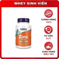 NOW Zinc Zinc Supplement 250 Tablets AT WHEYSINHVIEN