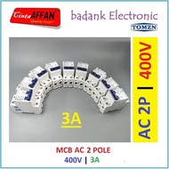 MCB AC C3 3A 220V 2P Circuit Breaker Solar PV Solar Panel PLTS