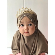 Lyla Crown Children's Hijab Size M and L Crown Hijab