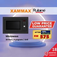 (Ready Stock) Rubine Built-in Microwave Oven RMO-OREO-28BL OREO / Firenzzi Oven Microwave Oven Kitchen Appliances