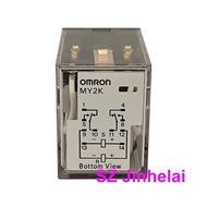 1 ชิ้น Omron MY2K 24VDC รีเลย์กำลังไฟแท้ รีเลย์แม่เหล็กแบบล็อค รีเลย์คอยล์คู่