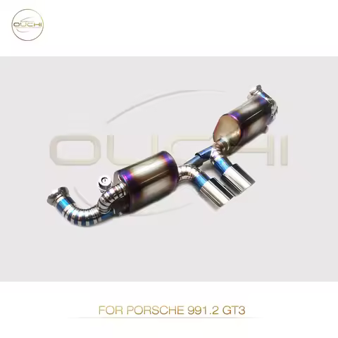 For Porsche 911 GT3 RS 991.2 Titanium Exhaust Motorsport Axle-Back System Lightweight Racing Upgrade