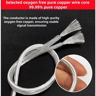 Pure copper 2-core transparent wire flexible wire tin plated crystal parallel wire LED neon light ad