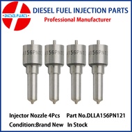 4-Pack Diesel Engine Fuel Injector Nozzle DLLA156PN121 105017-1210 Fits for ISUZU 4HF1 4HF1N 4HF1S
