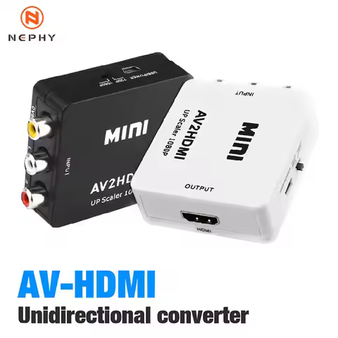 1080P RCA To HDMI Converter with USB Cable HDMI to AV Adapter AV2HDMI AV/CVSB To HDMI-compatible AV 