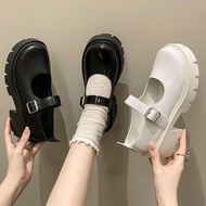 BSWWD1X07 Gomuzhi Boot High Heels Glossy Matte Women Heels boots Kasut Tapak Tinggi Wanita