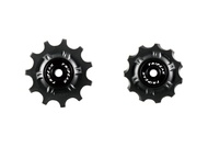 11T SRAM/Shimano Steel Bearing Jockey Wheel Pulley Set for 10/11Speed Sram Red/Force/Rival, Shimano 