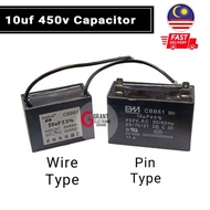 CBB61 10uf 450VAC Capacitor Kapasitor Condenser