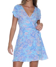 69SLAM WOMEN FIDDLE ROOM CORA WRAP DRESS | ชุดเดรส เดรสกระโปรง