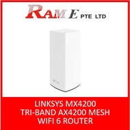 Linksys MX4200 / MX8400 (2-Pack) / MX12600 (3-Pack)  Tri-Band AX4200 Mesh WiFi 6 Router / System