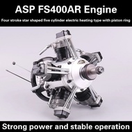 ASP MAGNUM XLS FS400AR 12.8CCX5 Four Stroke Glow Methanol Nitro Engine For RC Airplane Comparable to