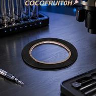 COCOFRUIT0H 4pcs Double Sided Foam Tape, Black 2mm Width Self Adhesive Foam Tap, Flexible 10M Length