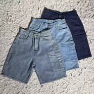 Denim Shorts for Women High Waisted Shorts for Women Korean With Five Pockets Cargo Shorts For Women