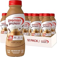 Premier Protein Shake, Café Latte, 30g Protein, 1g Sugar, 24 Vitamins & Minerals, Nutrients to Suppo