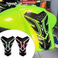SMARTSIMPLE 3D Motorcycle Front Fuel Tank Pad Protector Stickers Decal For Kawasaki Ninja400 Z900 Z1