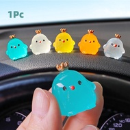 New Creative Car Small Ornaments Decoration Accessories Mini Luminous Ornaments Little Duck Chicken 