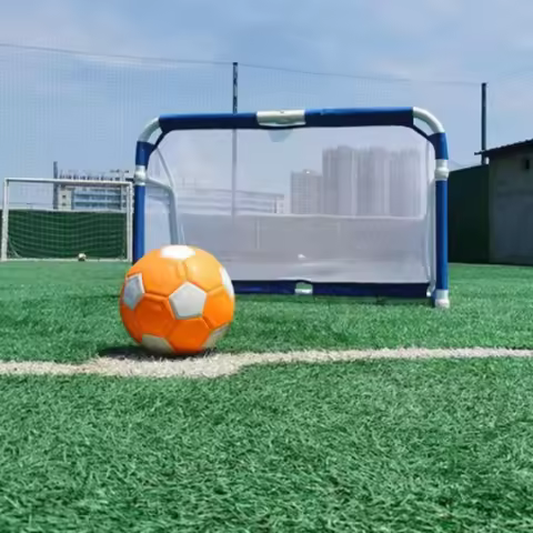 Foldable Football Goals Aluminum Alloy Outdoors Football Goals Sturdy Durable Footballs Goal Profess