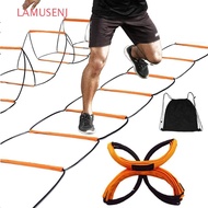 LAMUSENJ Agile Ladder, Carbon Steel Orange Soccer Speed Ladder, Durable Instant Set-up Multifunction