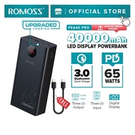 Romoss PEA40 Pro 65W 40000mAh Laptop Powerbank Notebook Computer Fast Charging Charger