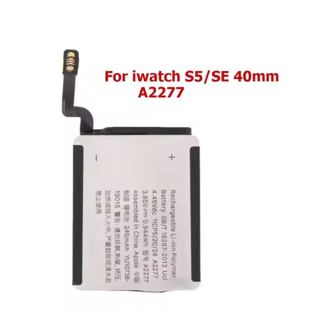 For Apple Watch Series 5 S5 40mm 44mm A2277 A2181 245mAh 296mah Smartwatch Battery