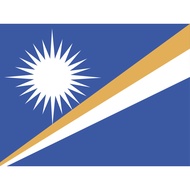 Marshall Island Flag Peles Material Size 90 x 60