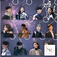 Bai Jingting Zhang Ruonan Photo Double-sided Hanging Keychain TV The First Frost Television Film Sta