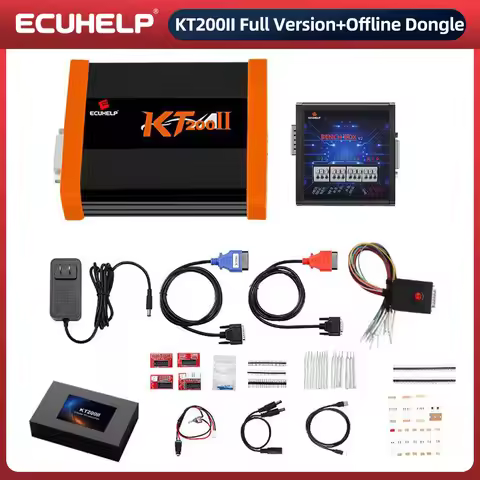 ECUHELP KT200II KT200 Gen2 ECU Programmer Full Version with Offline Workstation for Car Truck Motorb
